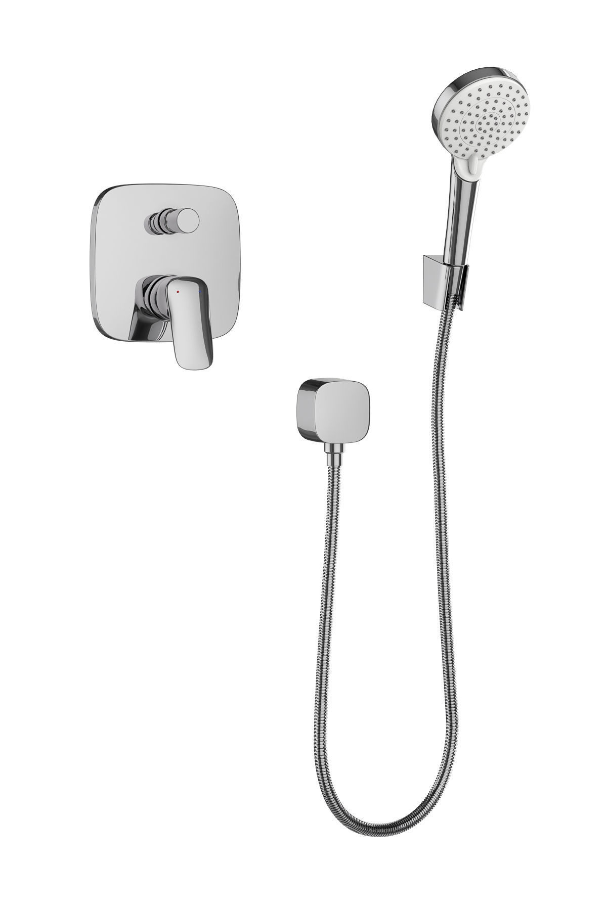 Faucets and shower systems Hansgrohe set 162 3D model_7