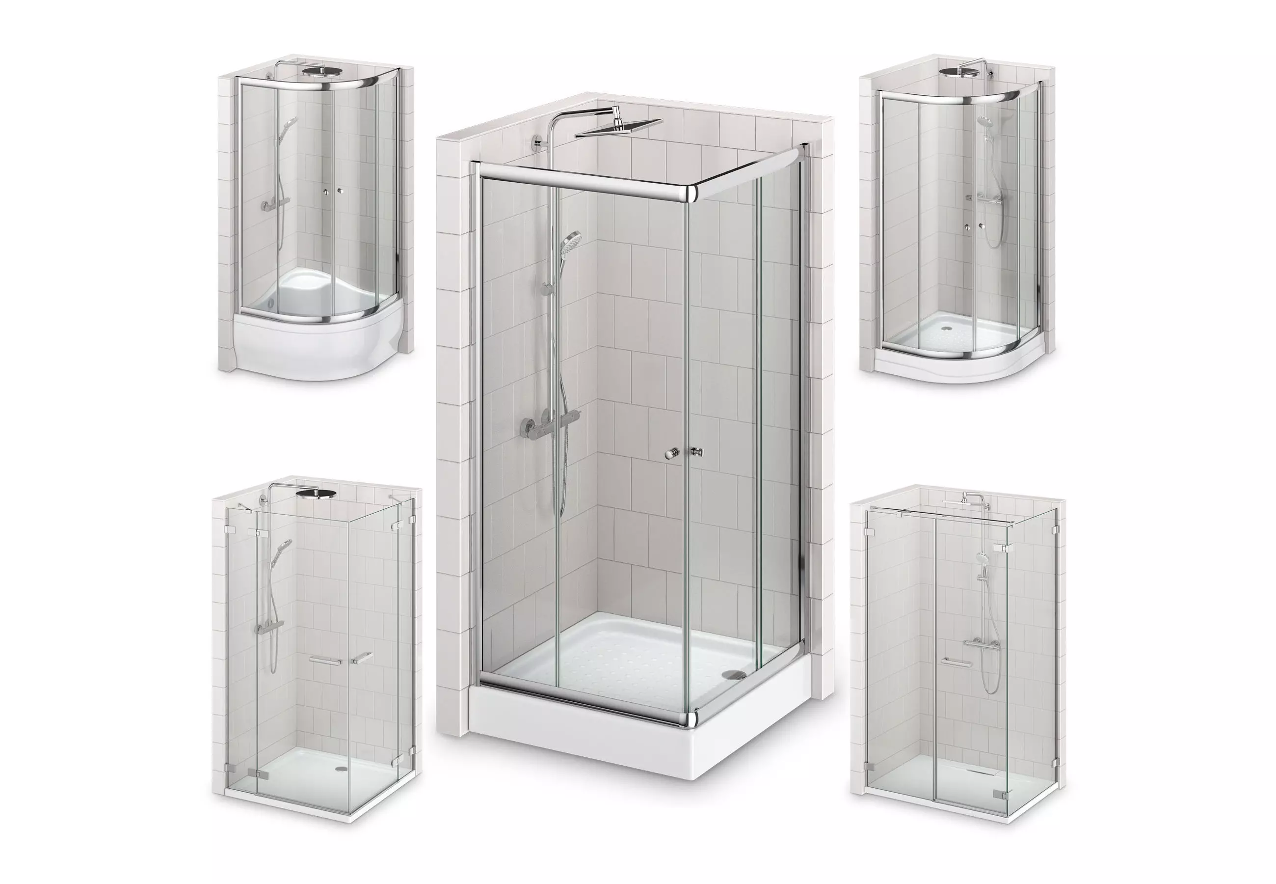 Shower cabins Radaway CLASSIC 3D model