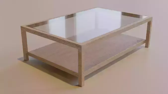 Glass Top modern Cofffee table