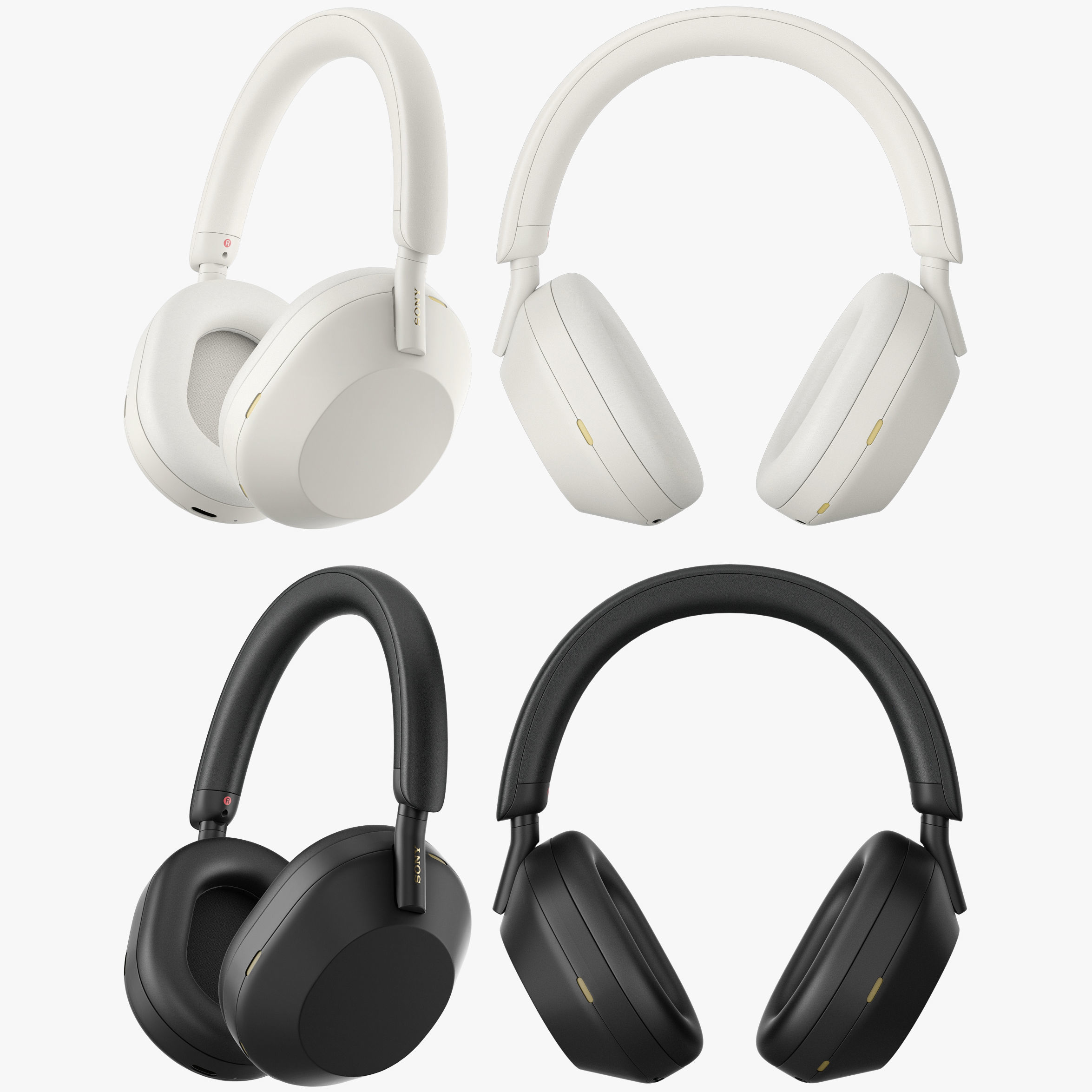 Sony WH-1000XM5 Headphones 3D model_2