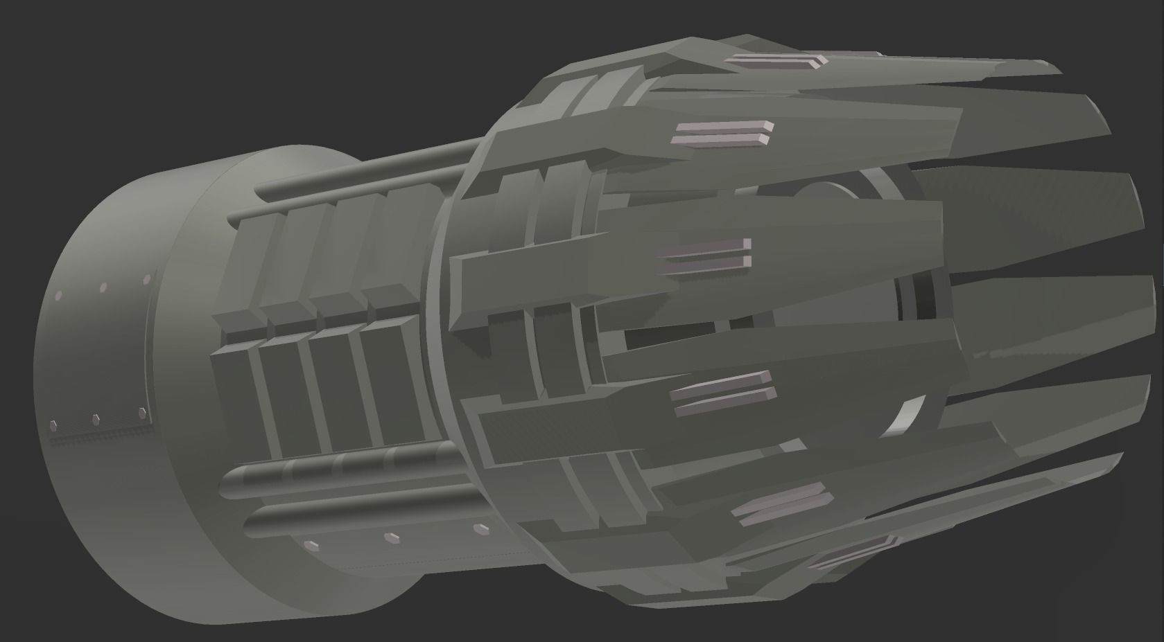 Spacecraft Thruster 3D model_5