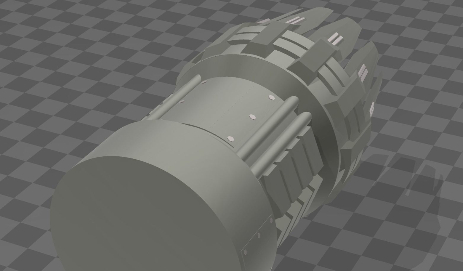 Spacecraft Thruster 3D model_2