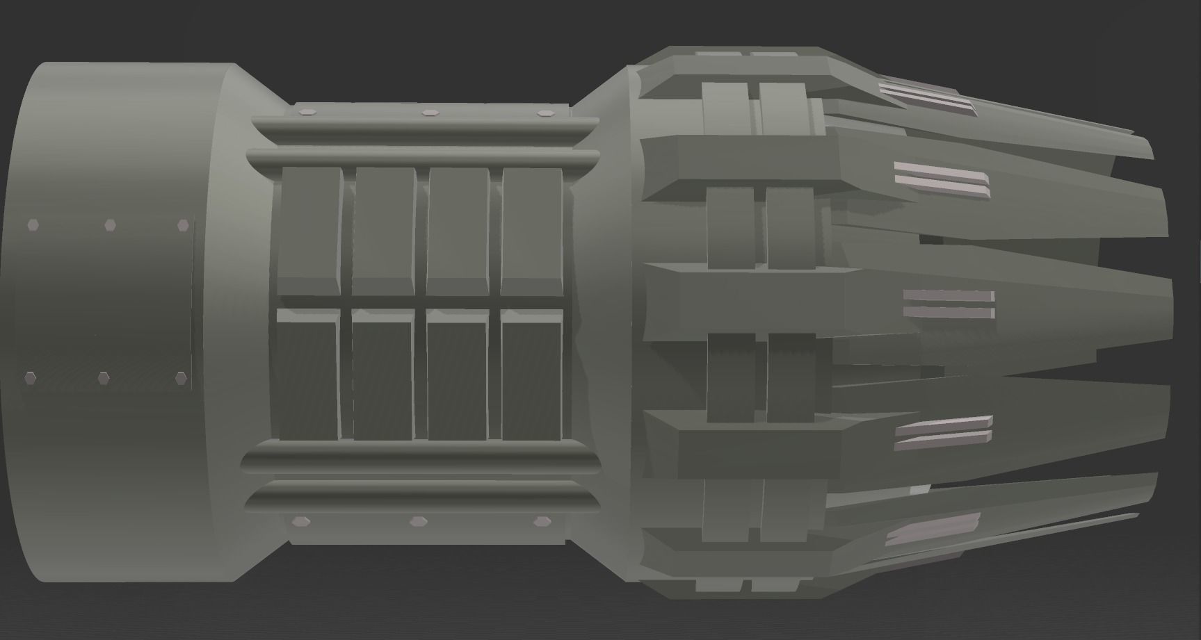 Spacecraft Thruster 3D model_4