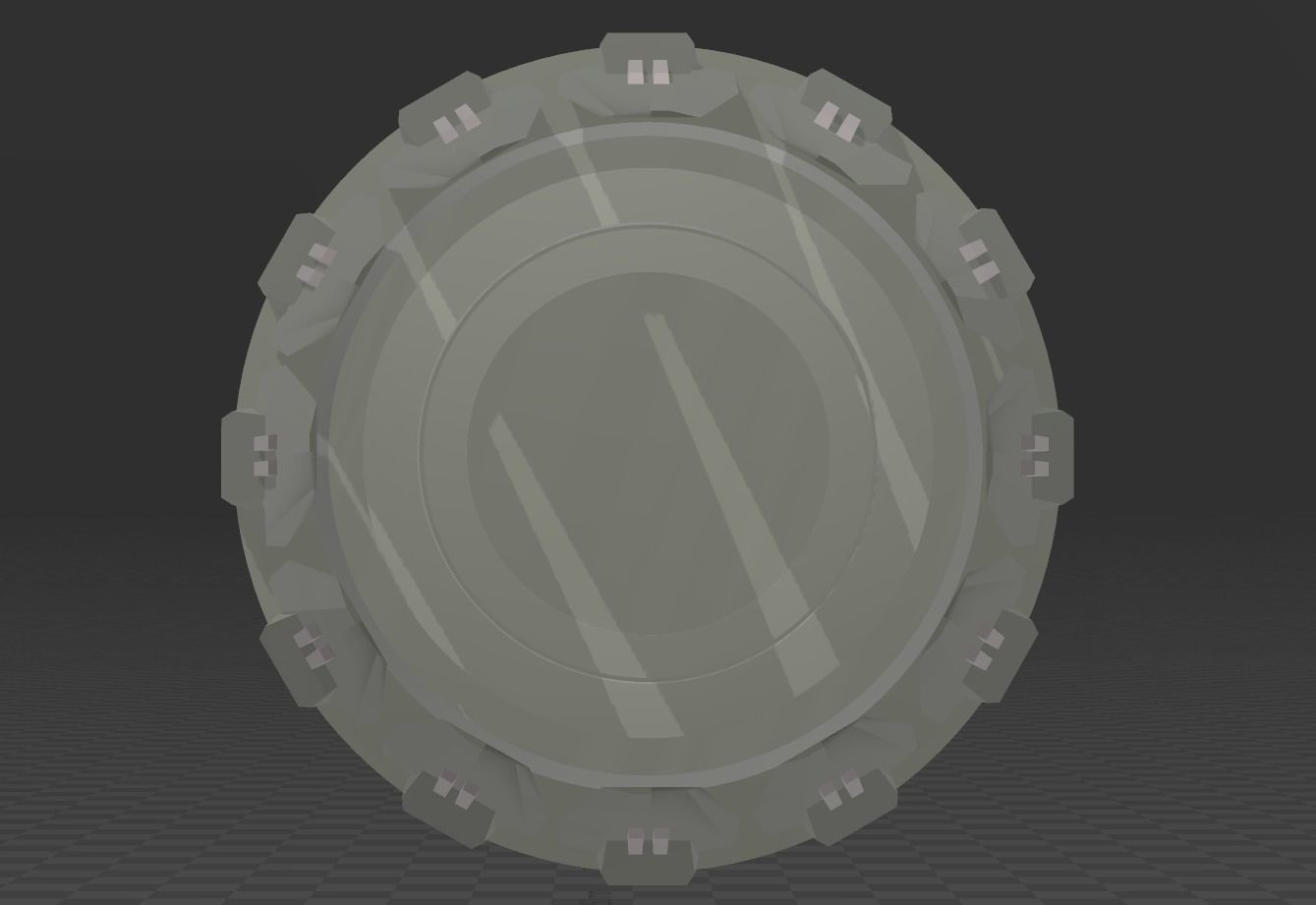 Spacecraft Thruster 3D model_6