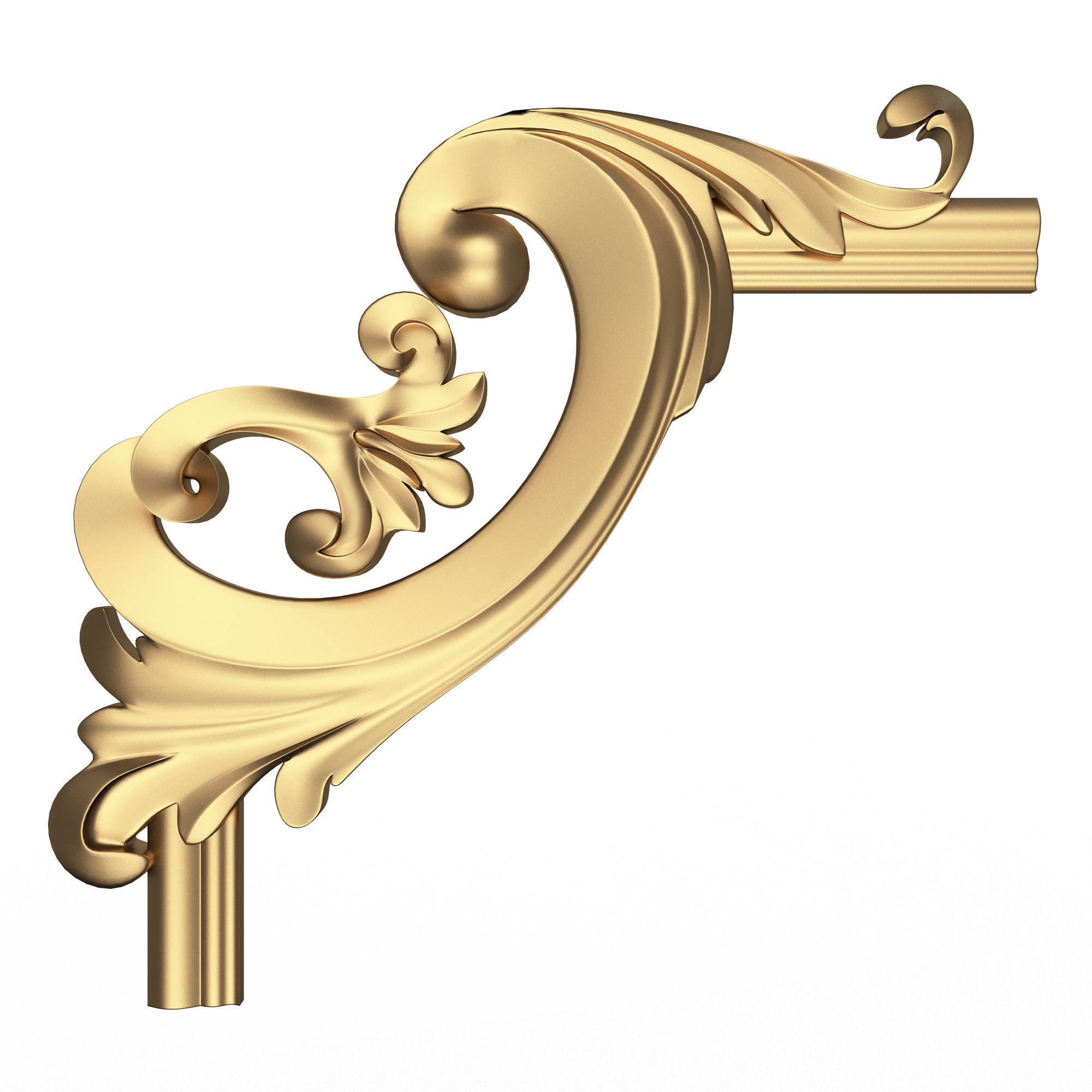 Collection of 33 Classic Carvings 03 Low-poly 3D model_12