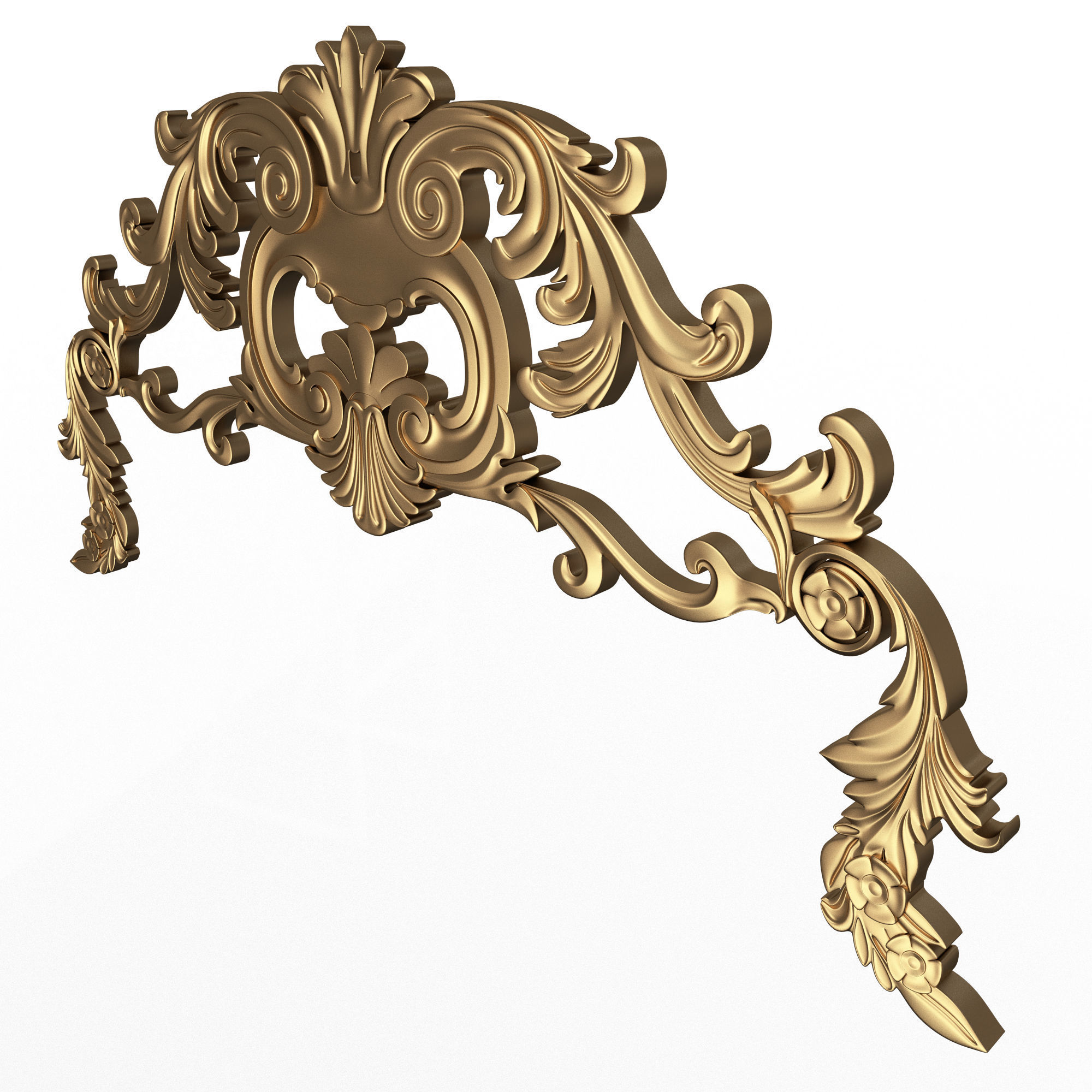 Collection of 33 Classic Carvings 03 Low-poly 3D model_3