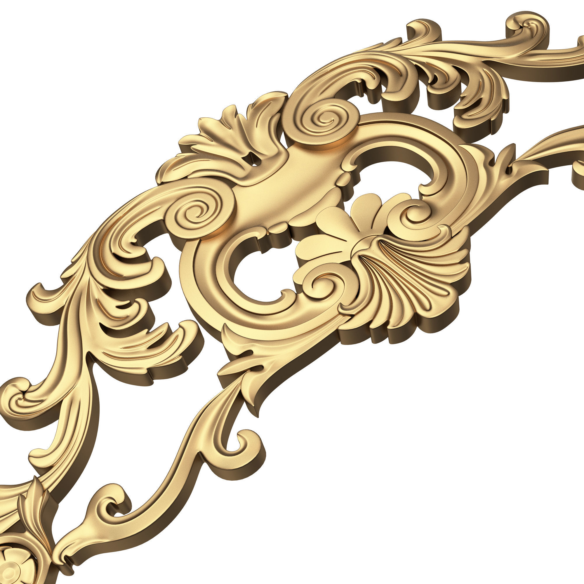Collection of 33 Classic Carvings 03 Low-poly 3D model_5
