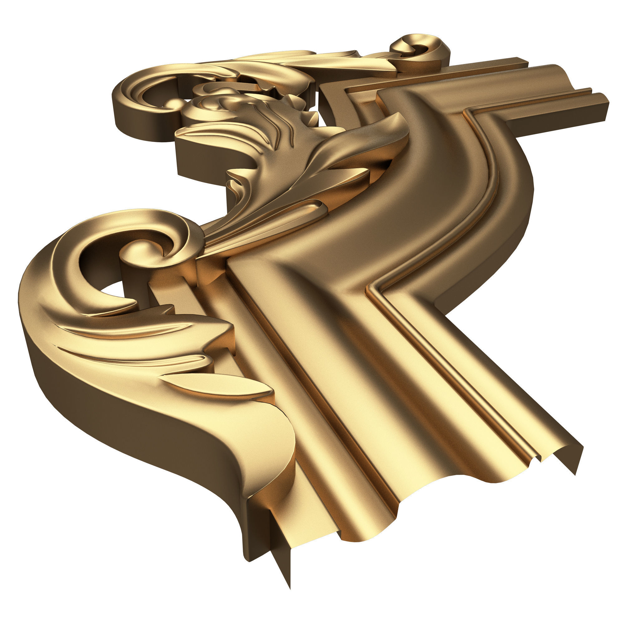 Collection of 33 Classic Carvings 03 Low-poly 3D model_15