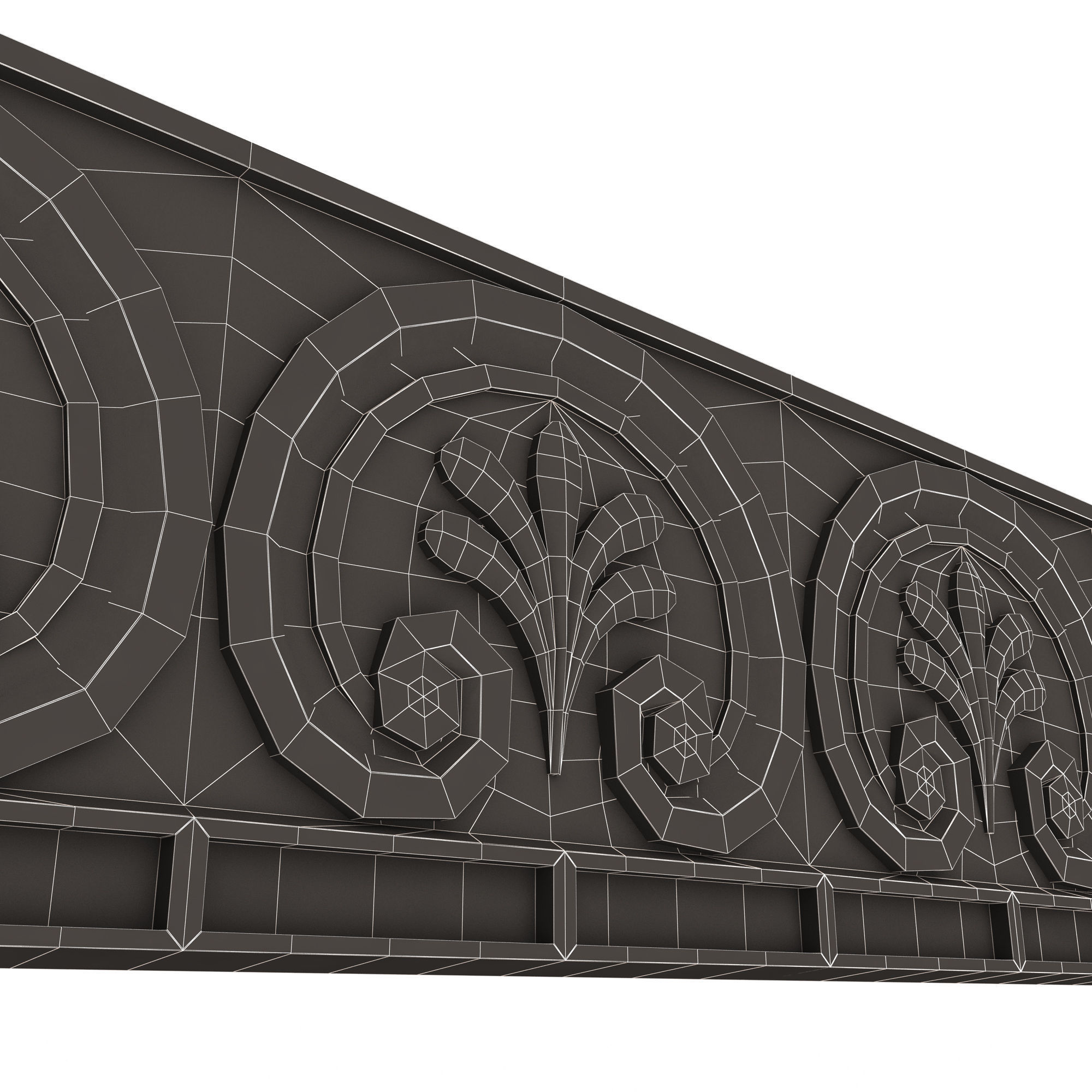 Collection of 33 Classic Carvings 03 Low-poly 3D model_108