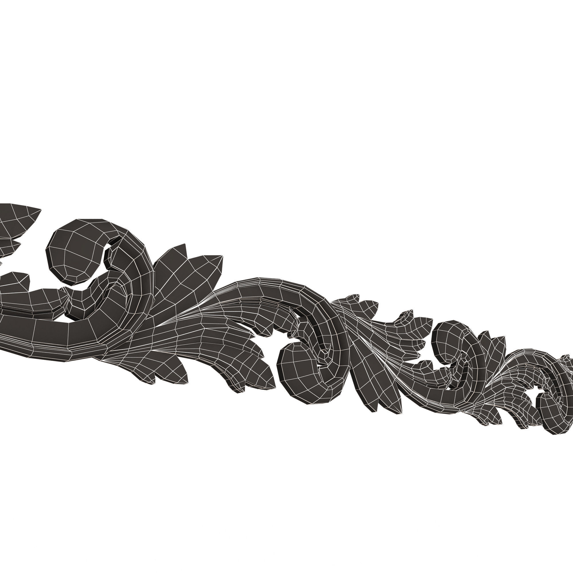 Collection of 33 Classic Carvings 03 Low-poly 3D model_79