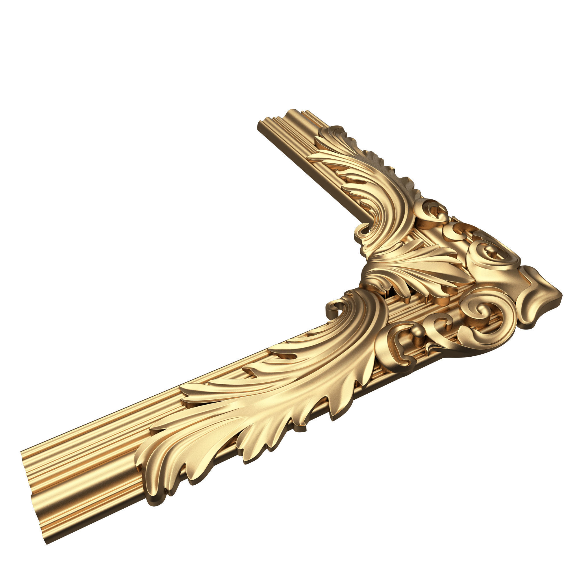 Collection of 33 Classic Carvings 03 Low-poly 3D model_14