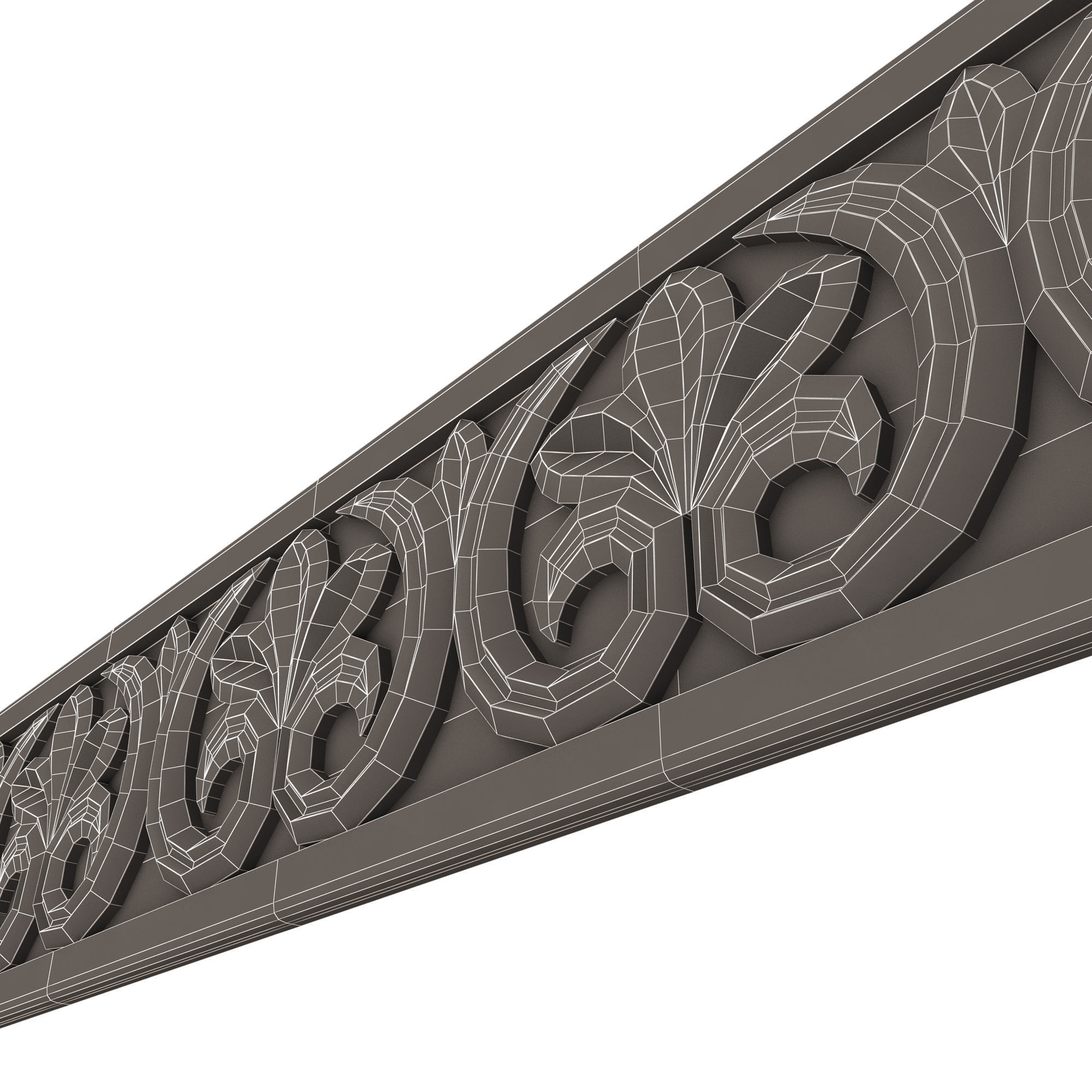 Collection of 33 Classic Carvings 03 Low-poly 3D model_102