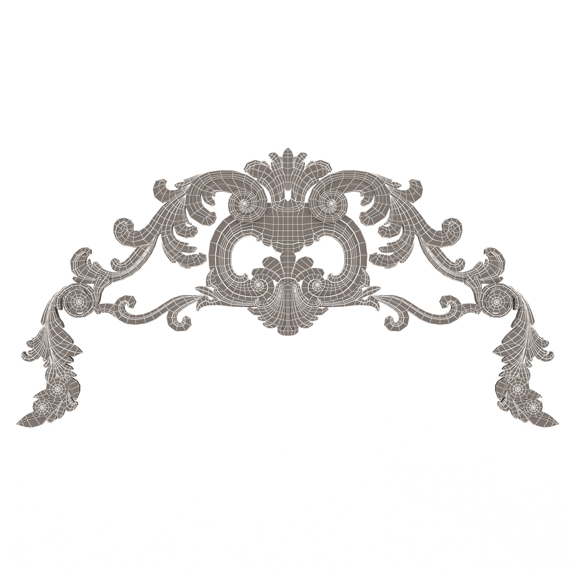 Collection of 33 Classic Carvings 03 Low-poly 3D model_80