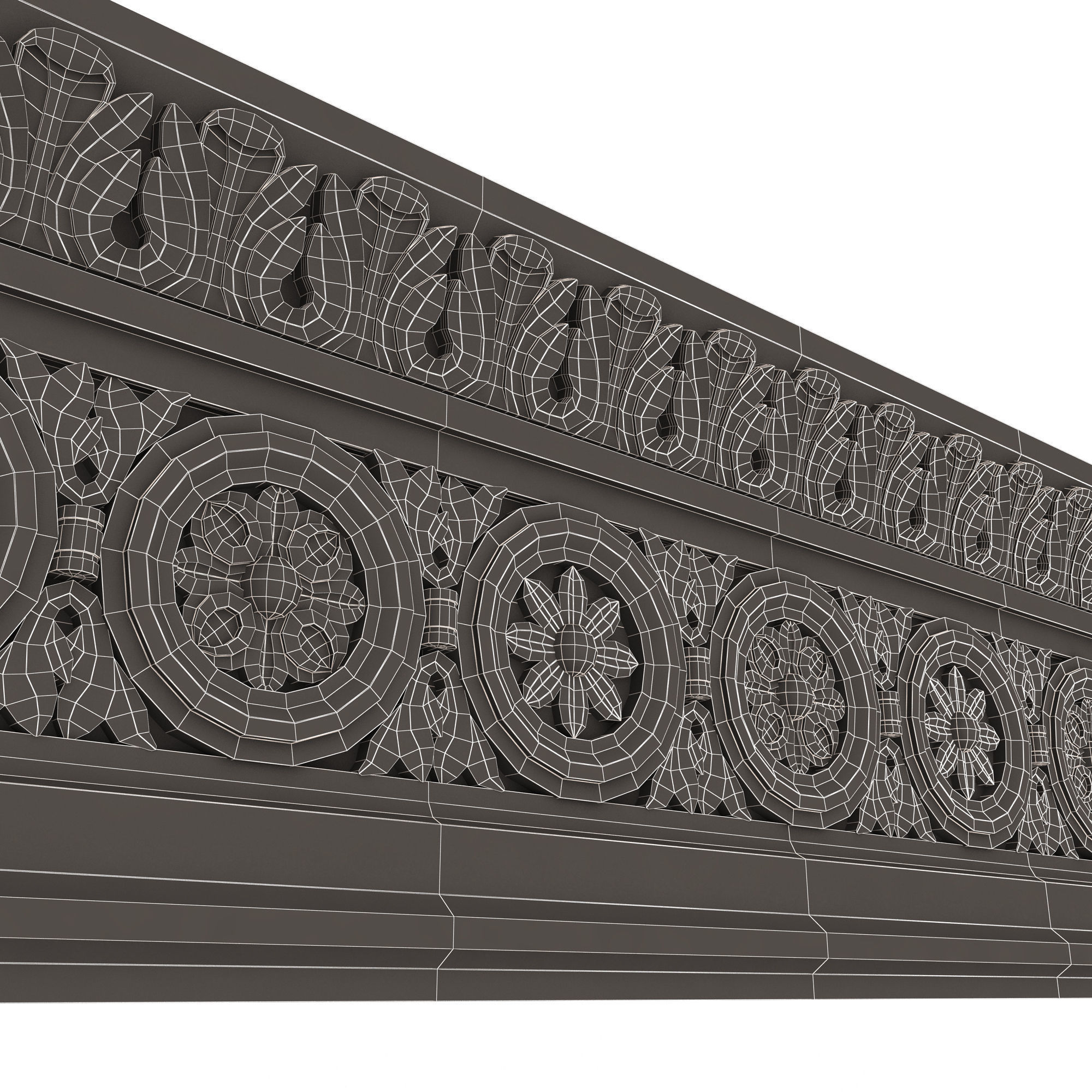 Collection of 33 Classic Carvings 03 Low-poly 3D model_128