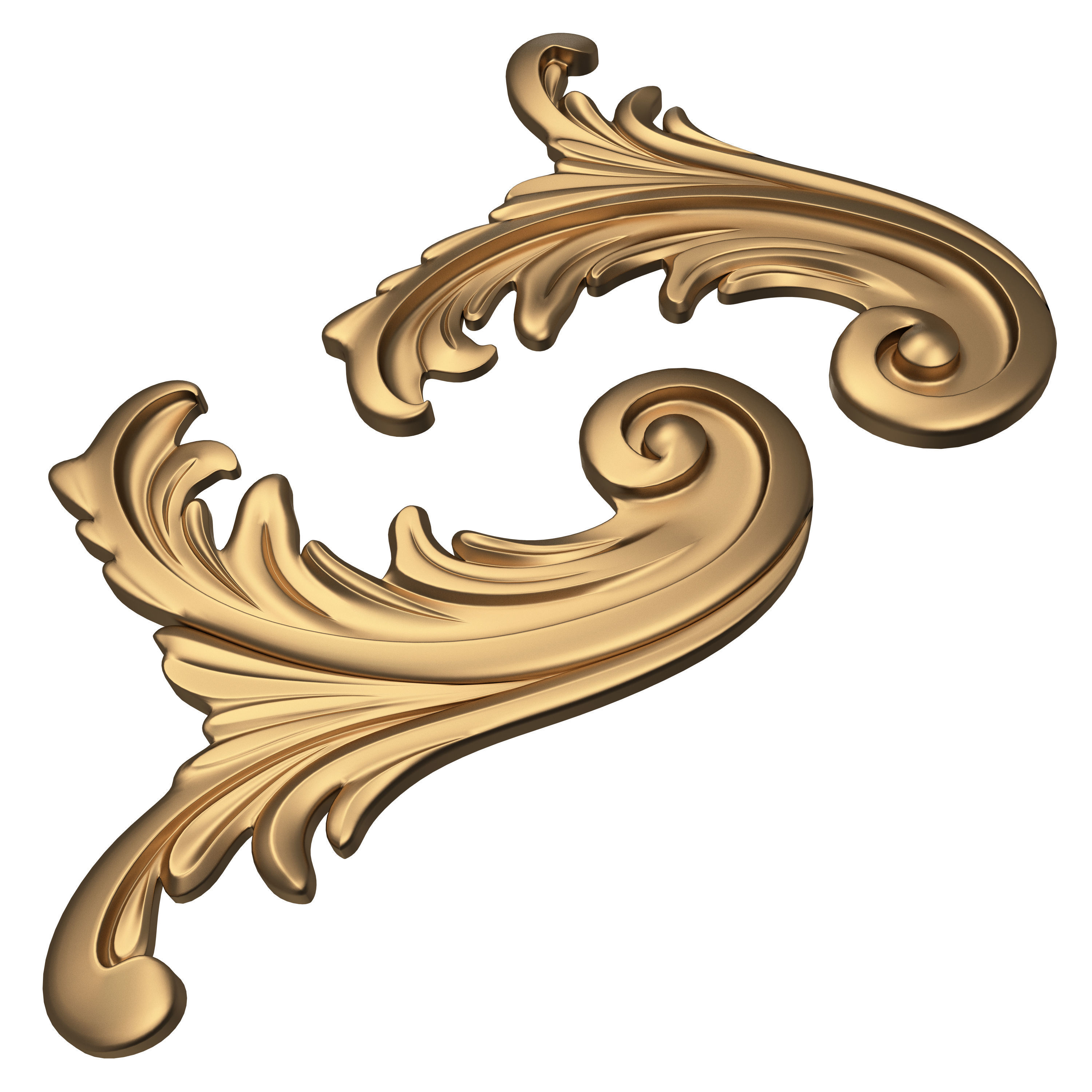 Collection of 33 Classic Carvings 03 Low-poly 3D model_21