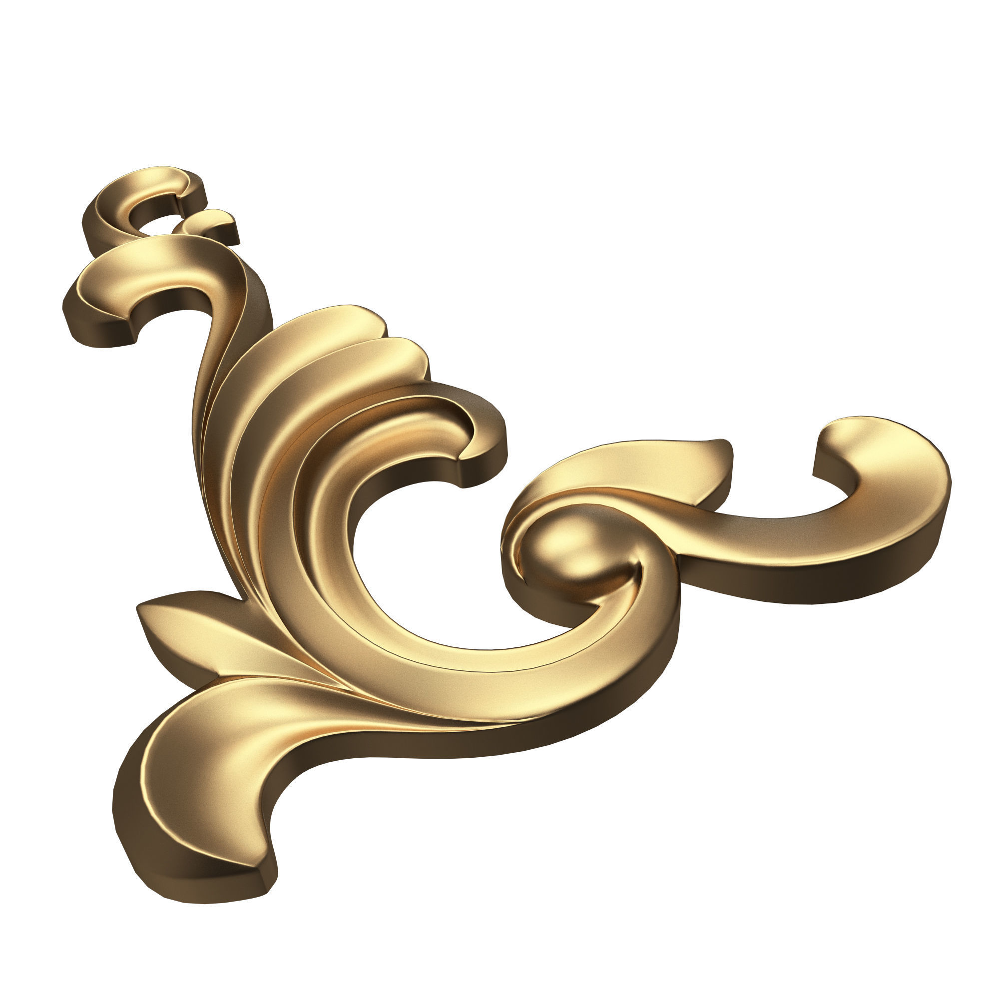 Collection of 33 Classic Carvings 03 Low-poly 3D model_25