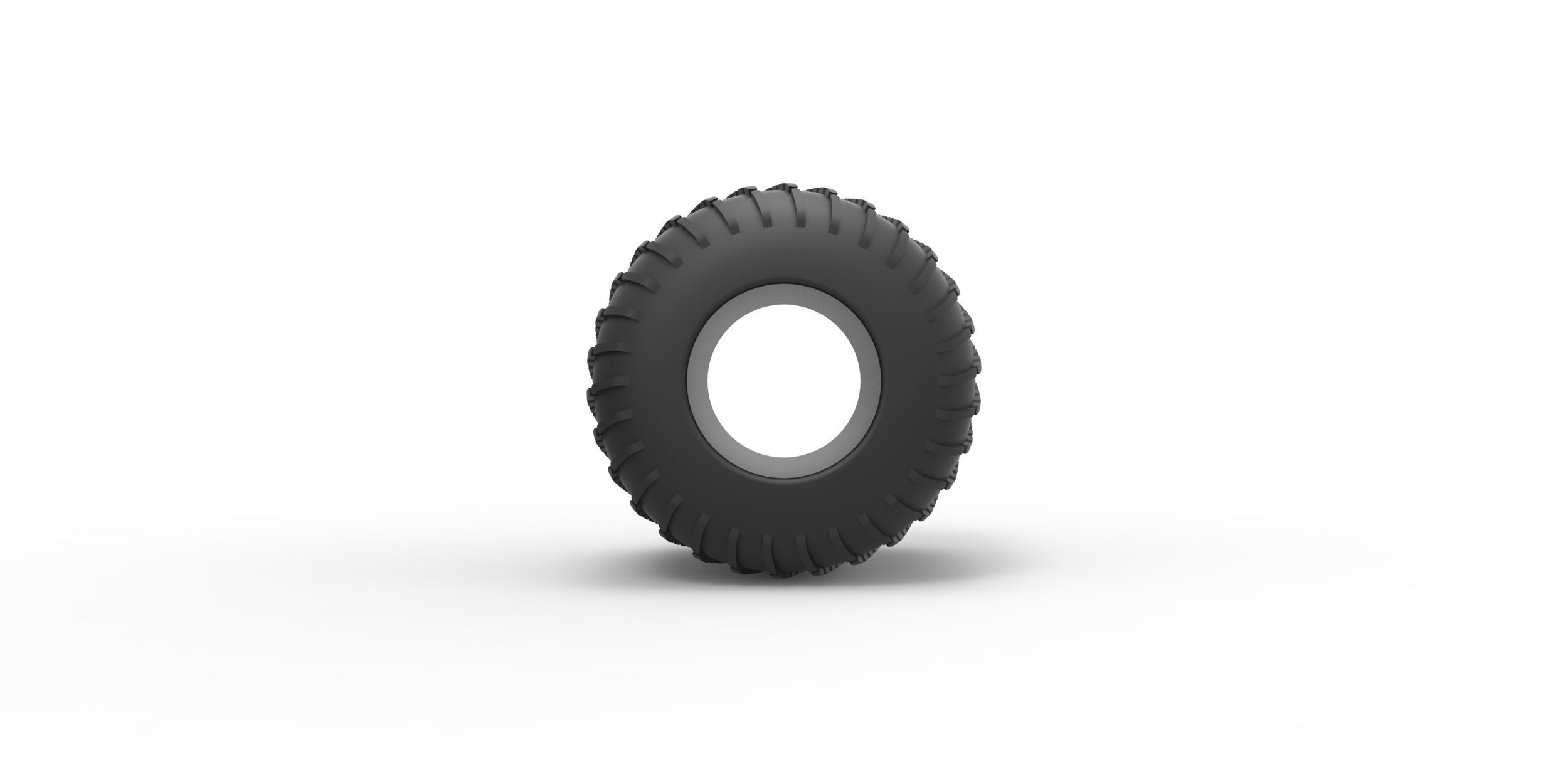 Low pressure tire 8 Scale 1 to 25 3D print model_4
