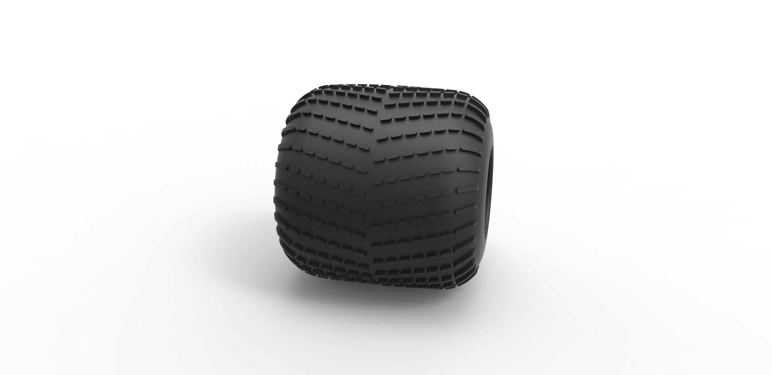 Low pressure tire 8 Scale 1 to 25 3D print model_2