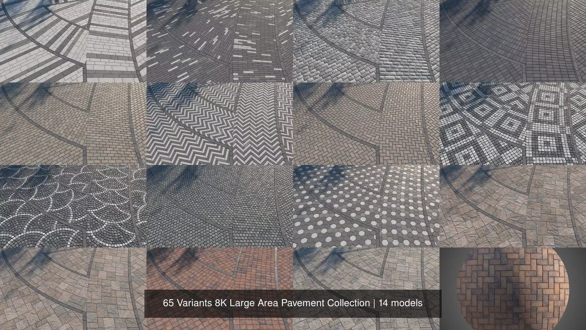 65 Variants 8K Large Area Pavement Collection Texture_0