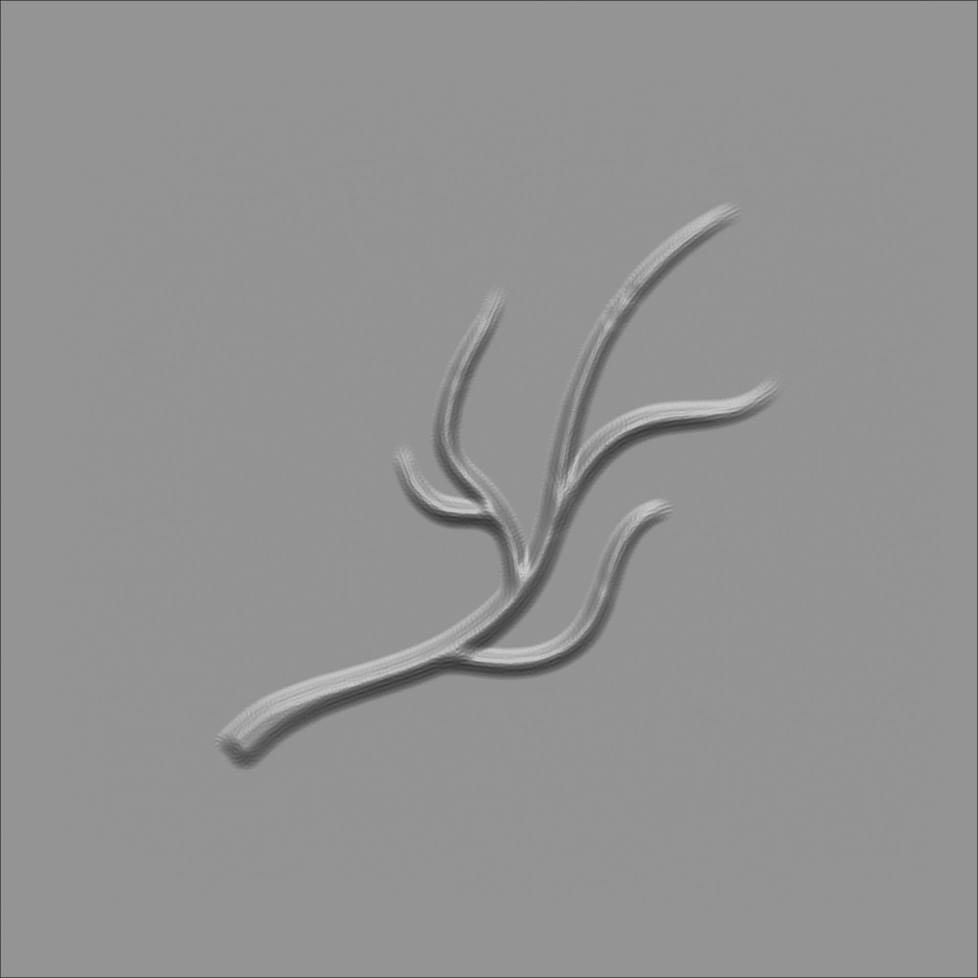 60 Alpha Veins for Human Anatomy Low-poly 3D model_28