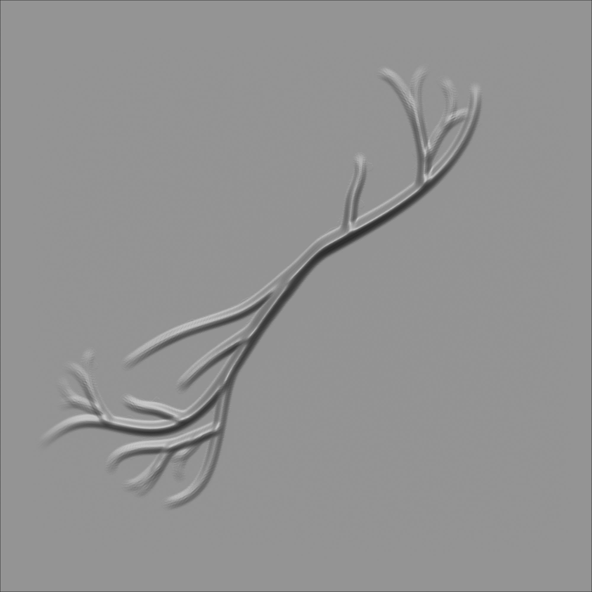 60 Alpha Veins for Human Anatomy Low-poly 3D model_36