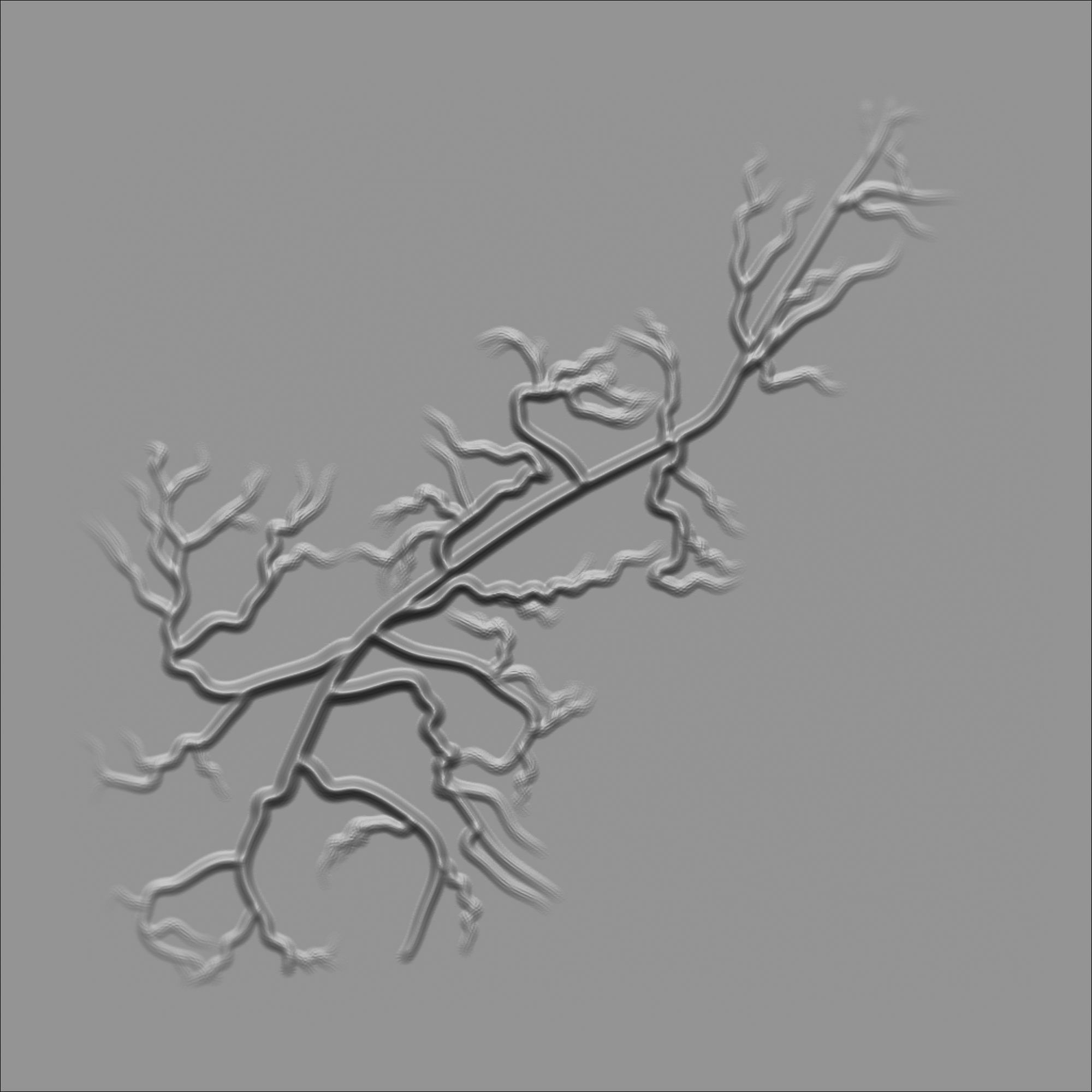 60 Alpha Veins for Human Anatomy Low-poly 3D model_10