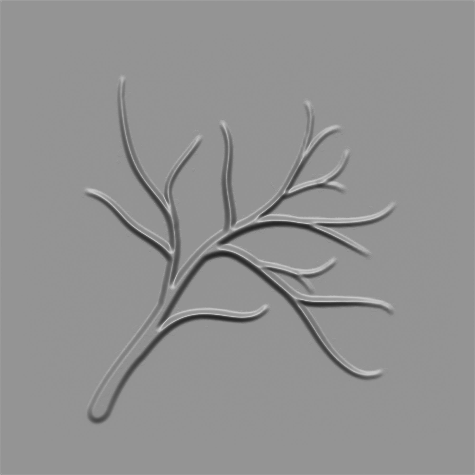 60 Alpha Veins for Human Anatomy Low-poly 3D model_42
