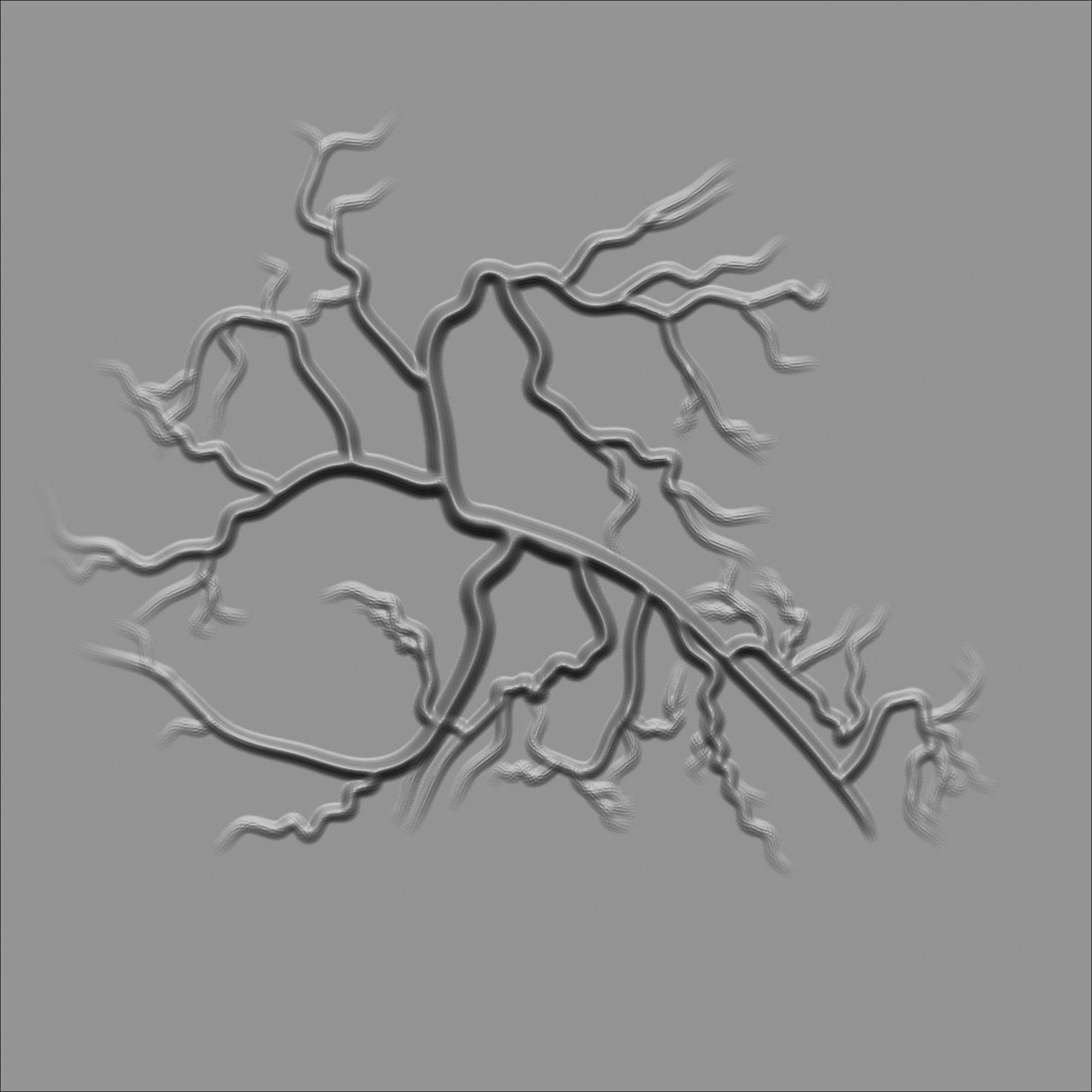 60 Alpha Veins for Human Anatomy Low-poly 3D model_35