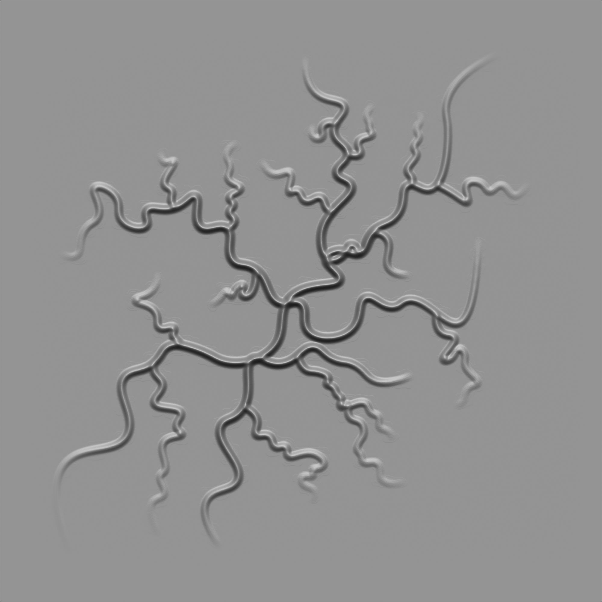 60 Alpha Veins for Human Anatomy Low-poly 3D model_25