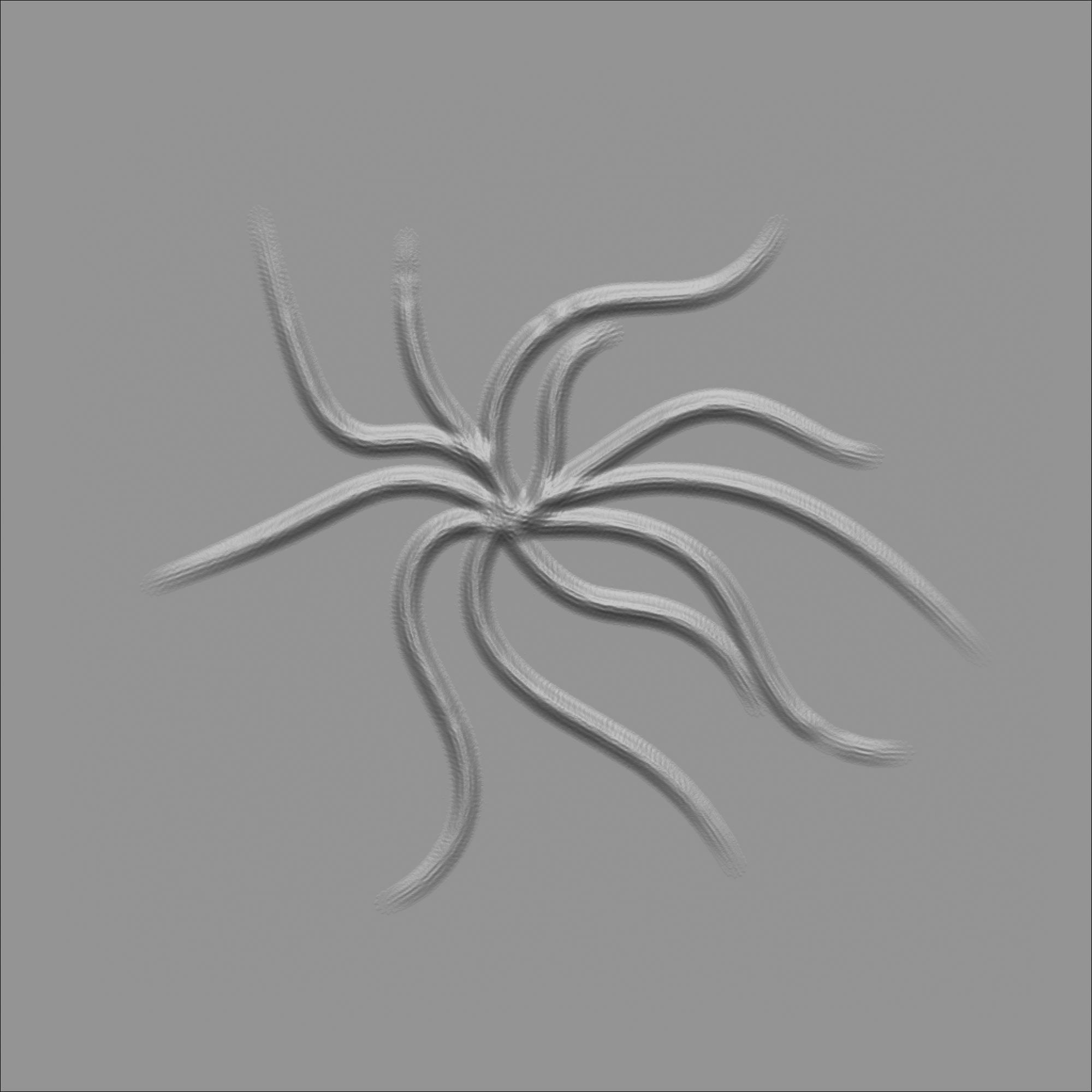 60 Alpha Veins for Human Anatomy Low-poly 3D model_29