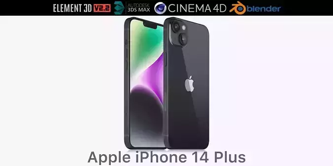 Apple iPhone 14 Plus 3D model