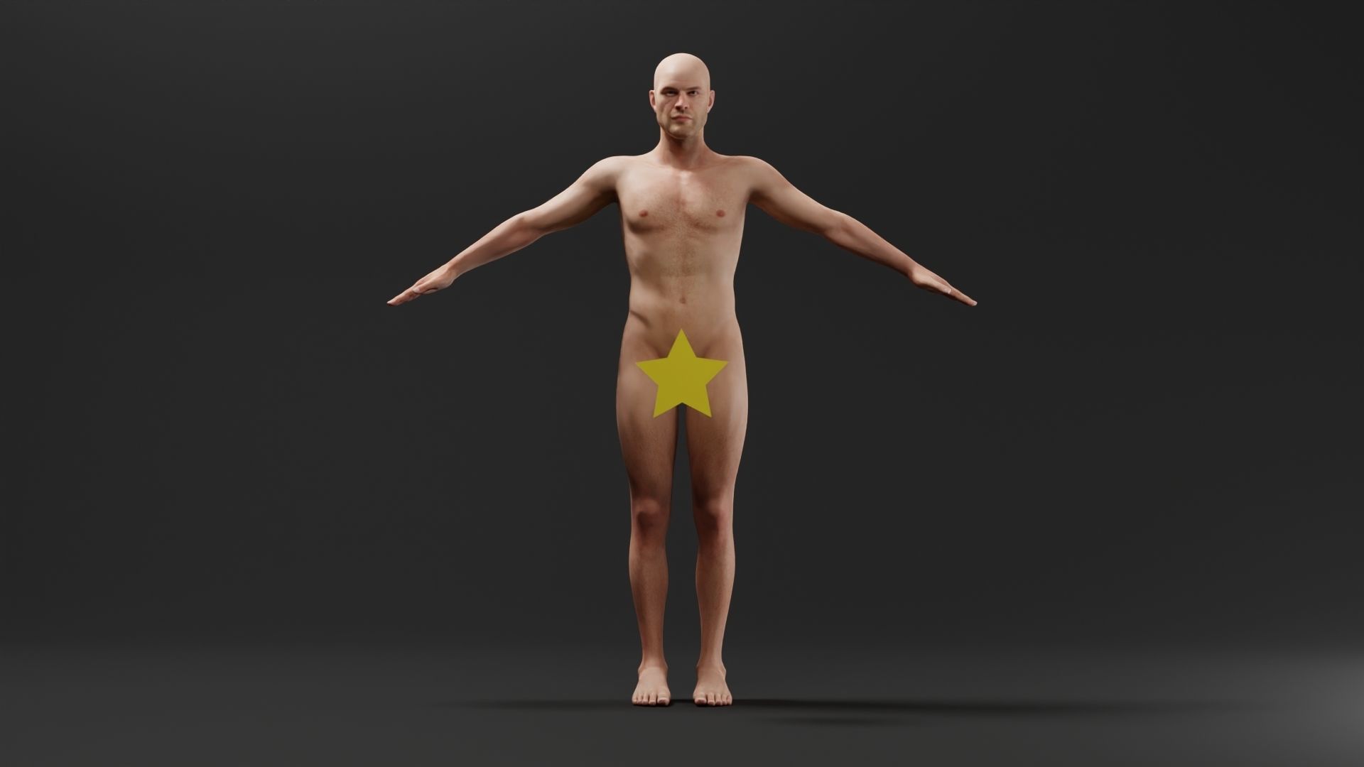 Realistic Male Character - Ricky 3D model_2