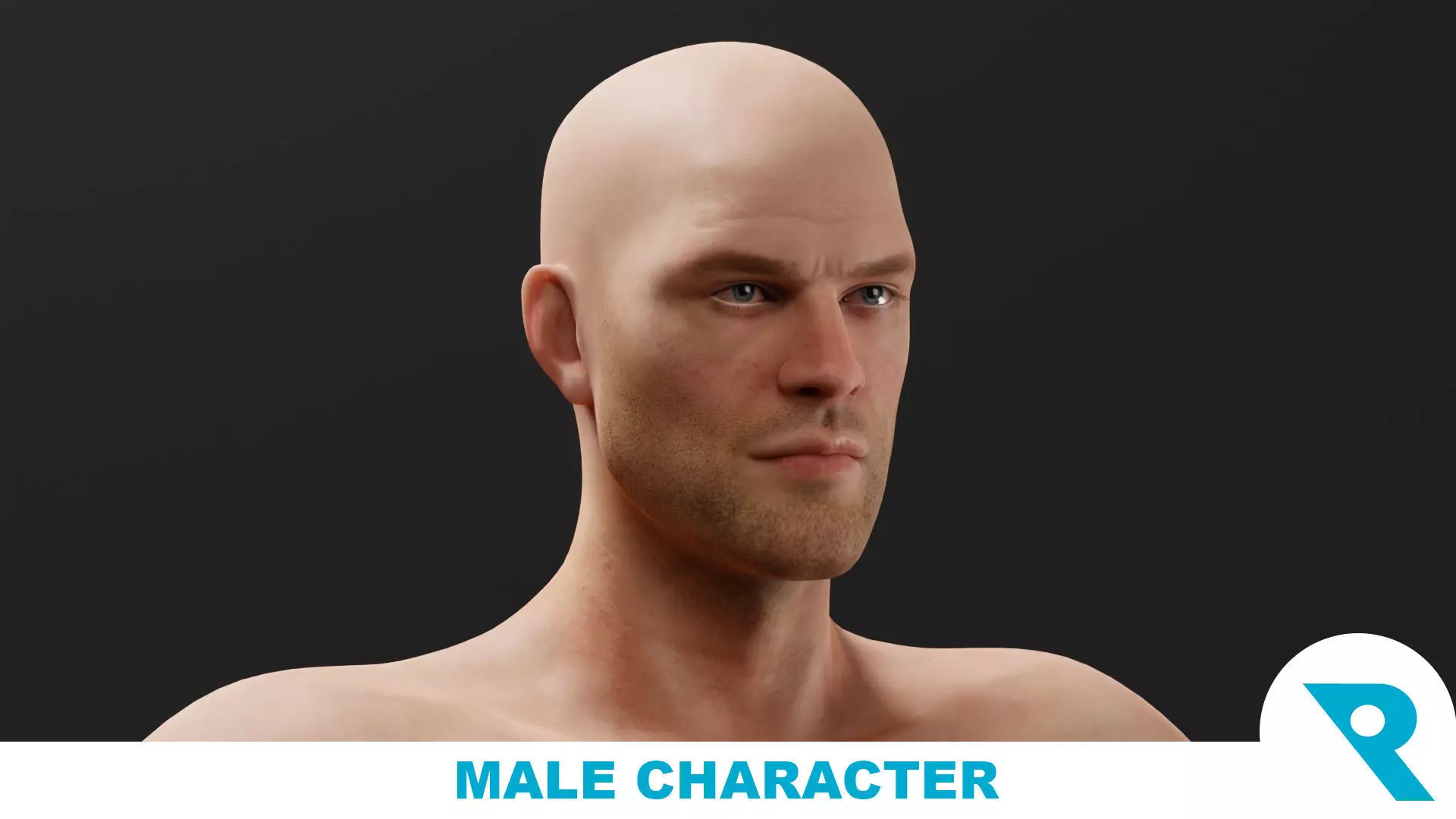 Realistic Male Character - Ricky 3D model_0