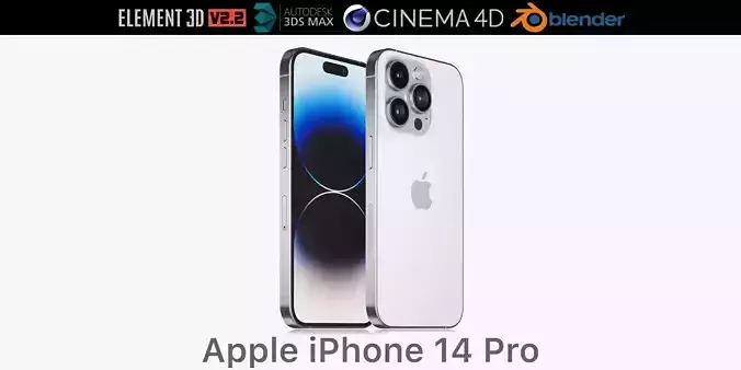 Apple iPhone 14 Pro 3D model