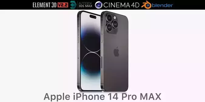 Apple iPhone 14 Pro MAX 3D model