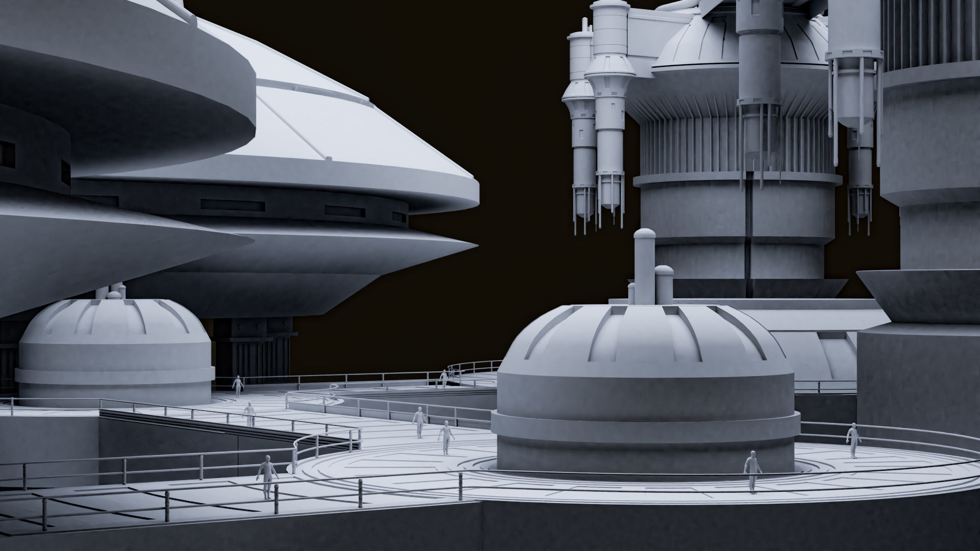 Star Wars Kamino City 3D model_3