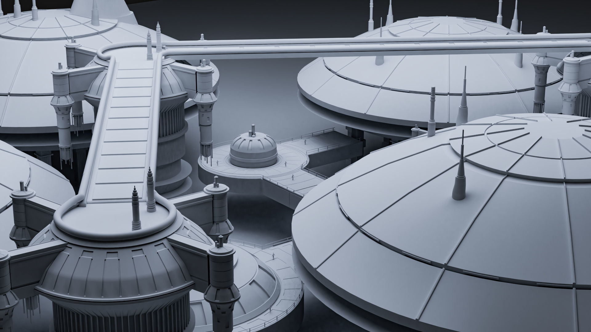 Star Wars Kamino City 3D model_5