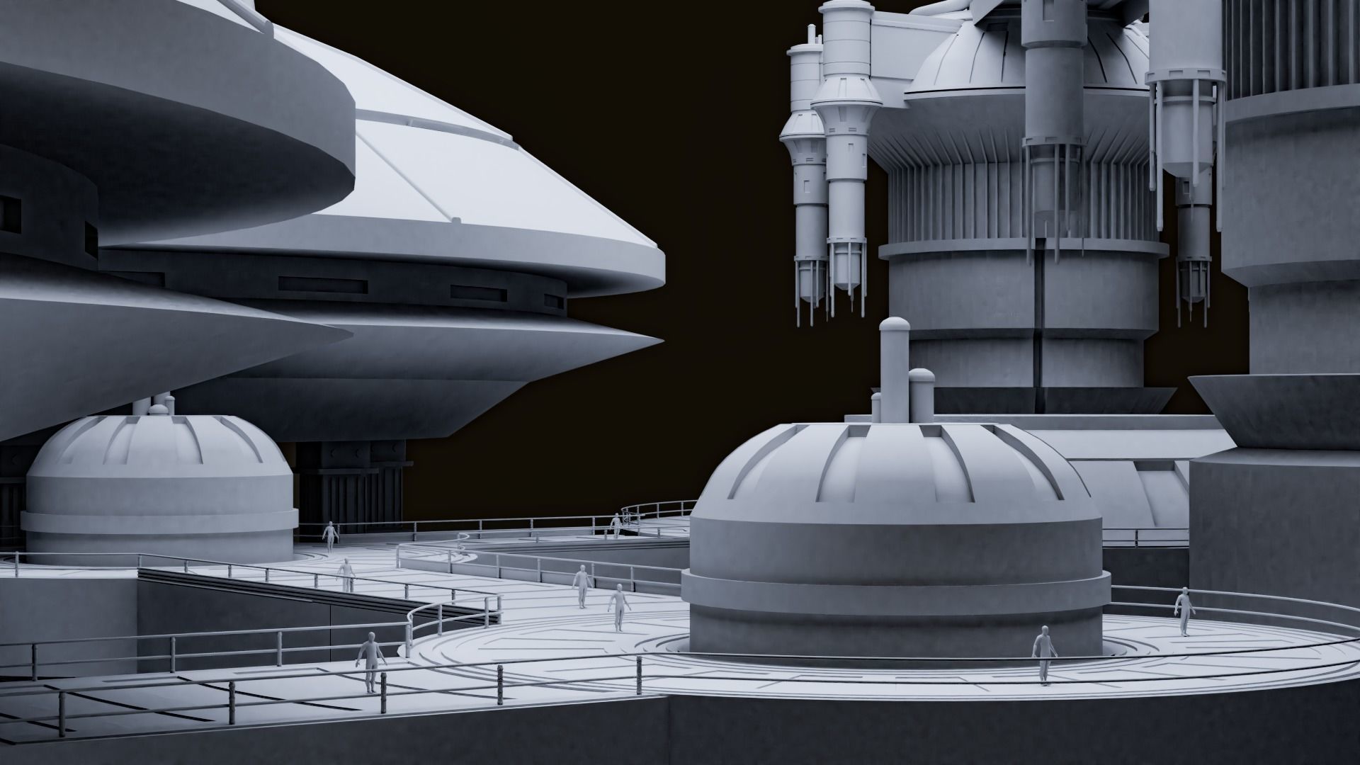 Star Wars Kamino City 3D model_4