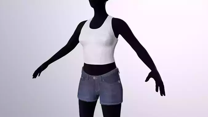 Set of clothes T-shirt and shorts