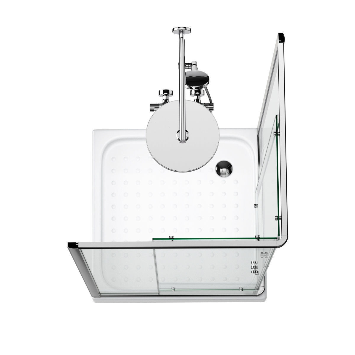 Cabin showers Radaway set 163 3D model_14