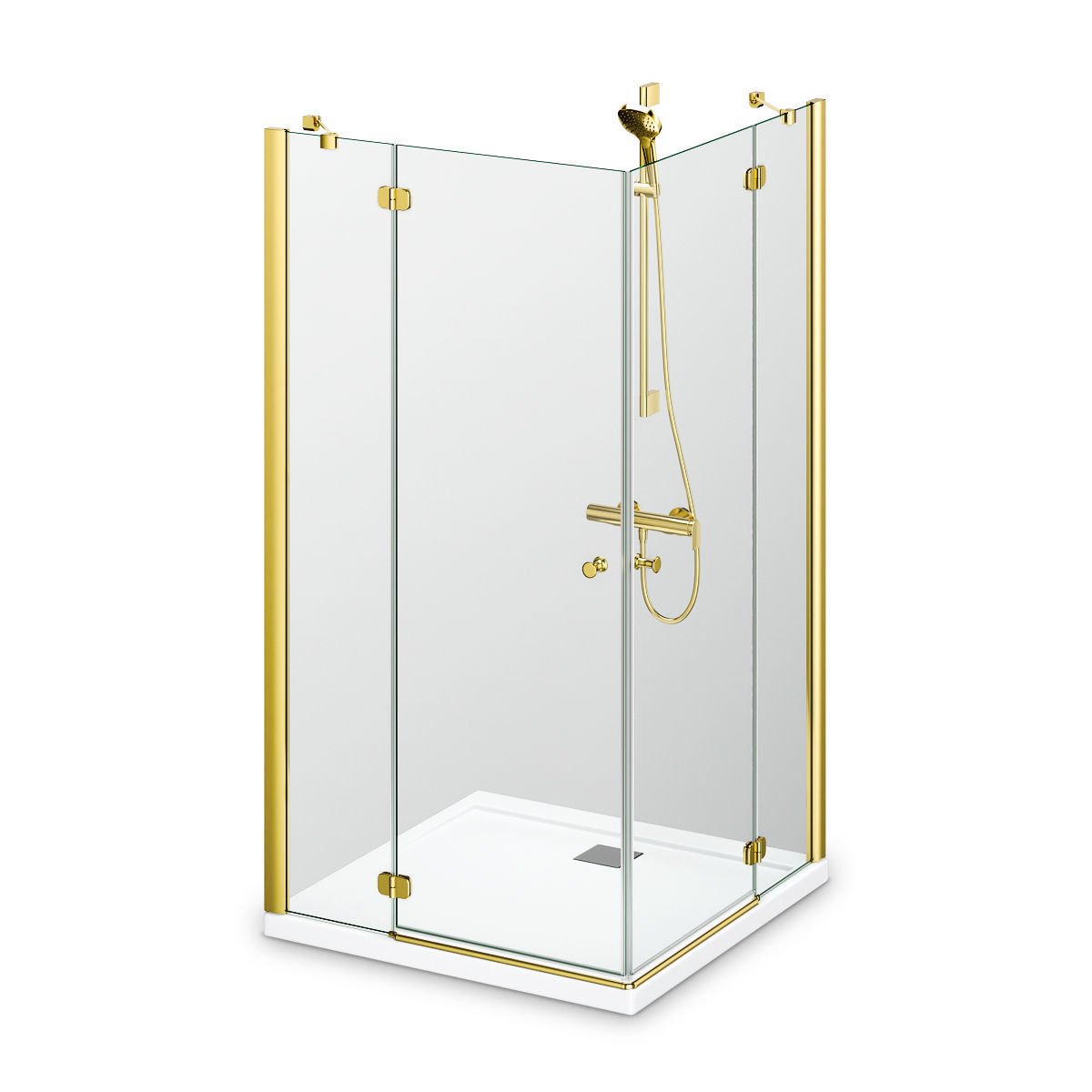 Cabin showers Radaway set 164 3D model_12