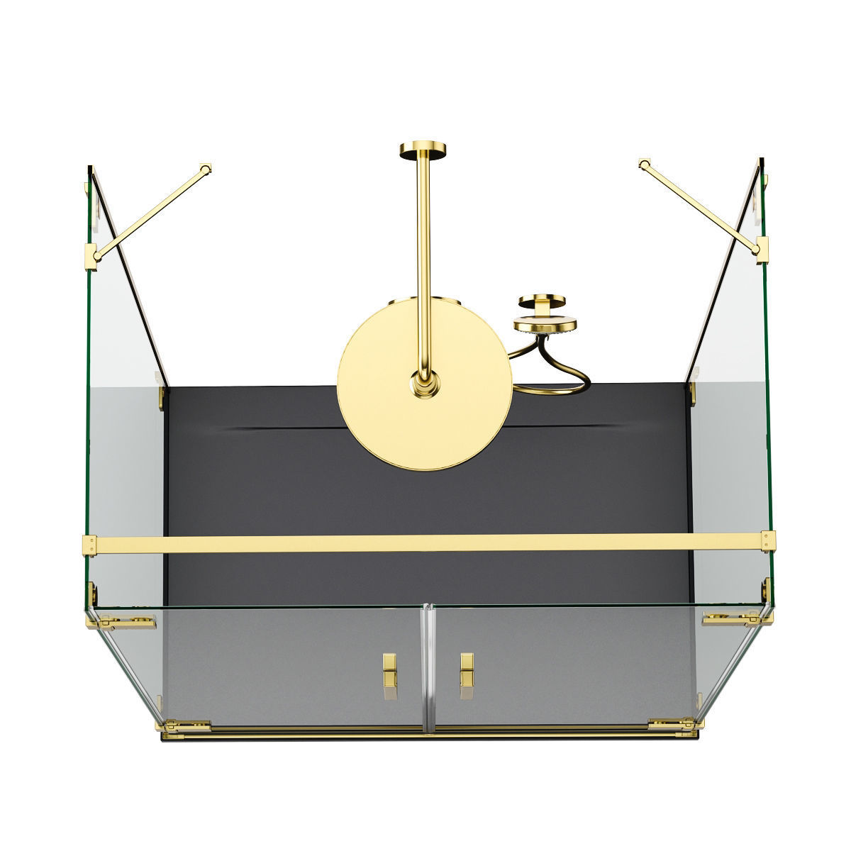 Cabin showers Radaway set 164 3D model_8