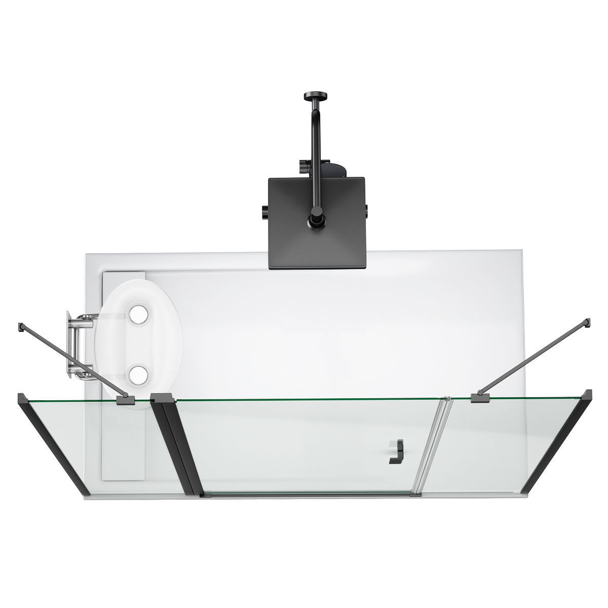 Cabin showers Radaway set 164 3D model_15