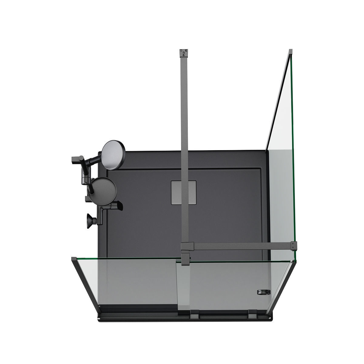 Cabin showers Radaway set 164 3D model_16