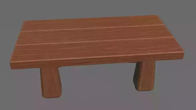 Medieval table Stylized