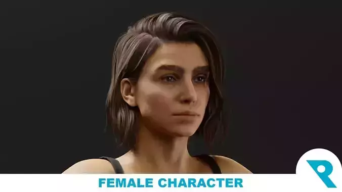 Realistic Male Character - Kisha 3D model