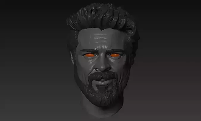  Karl Urban - Billy Butcher Head - Tho Boys 3D print model