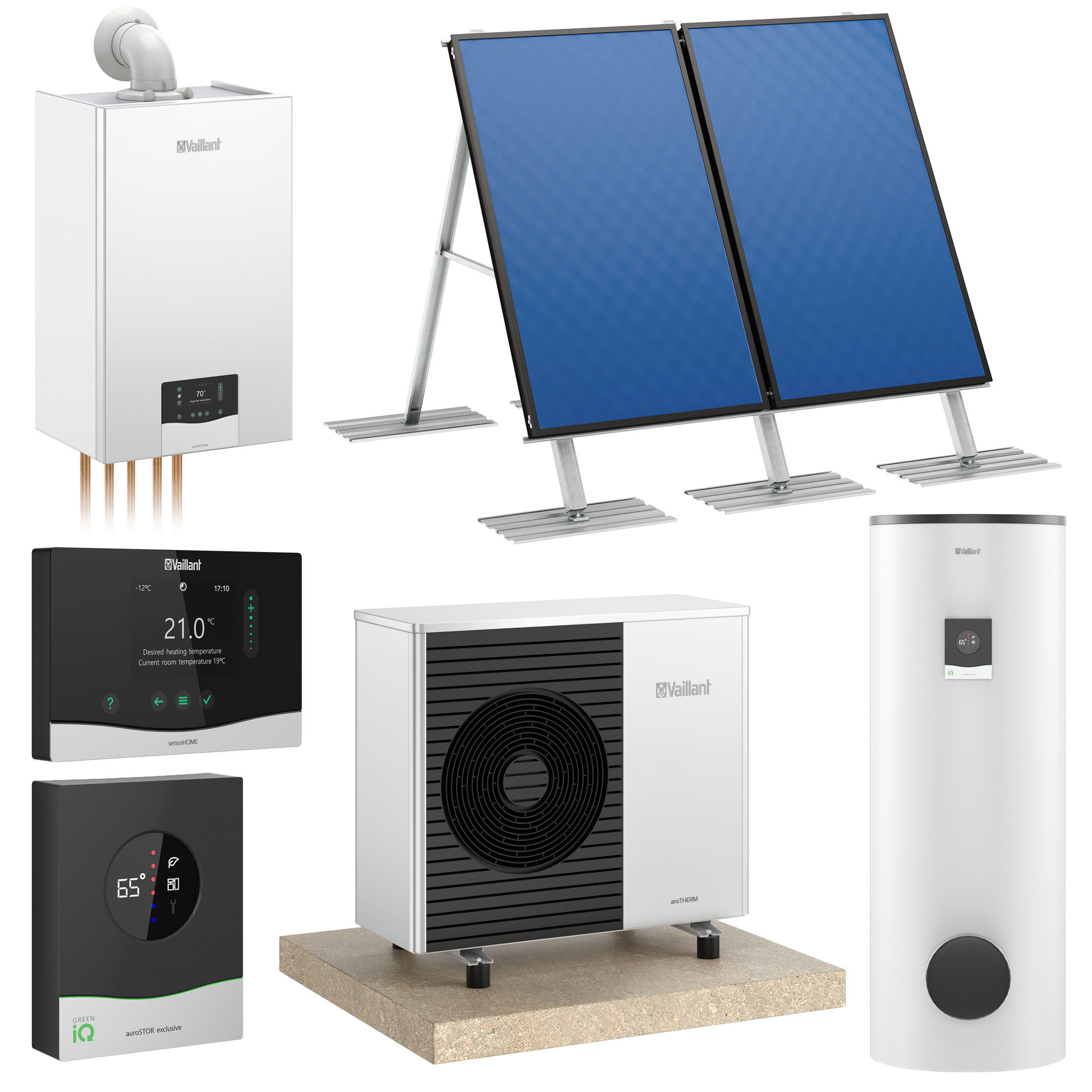 Vaillant home heating kit 3D model_1