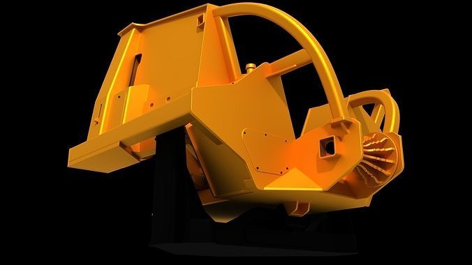 Tree Cutting Machine Free 3D model