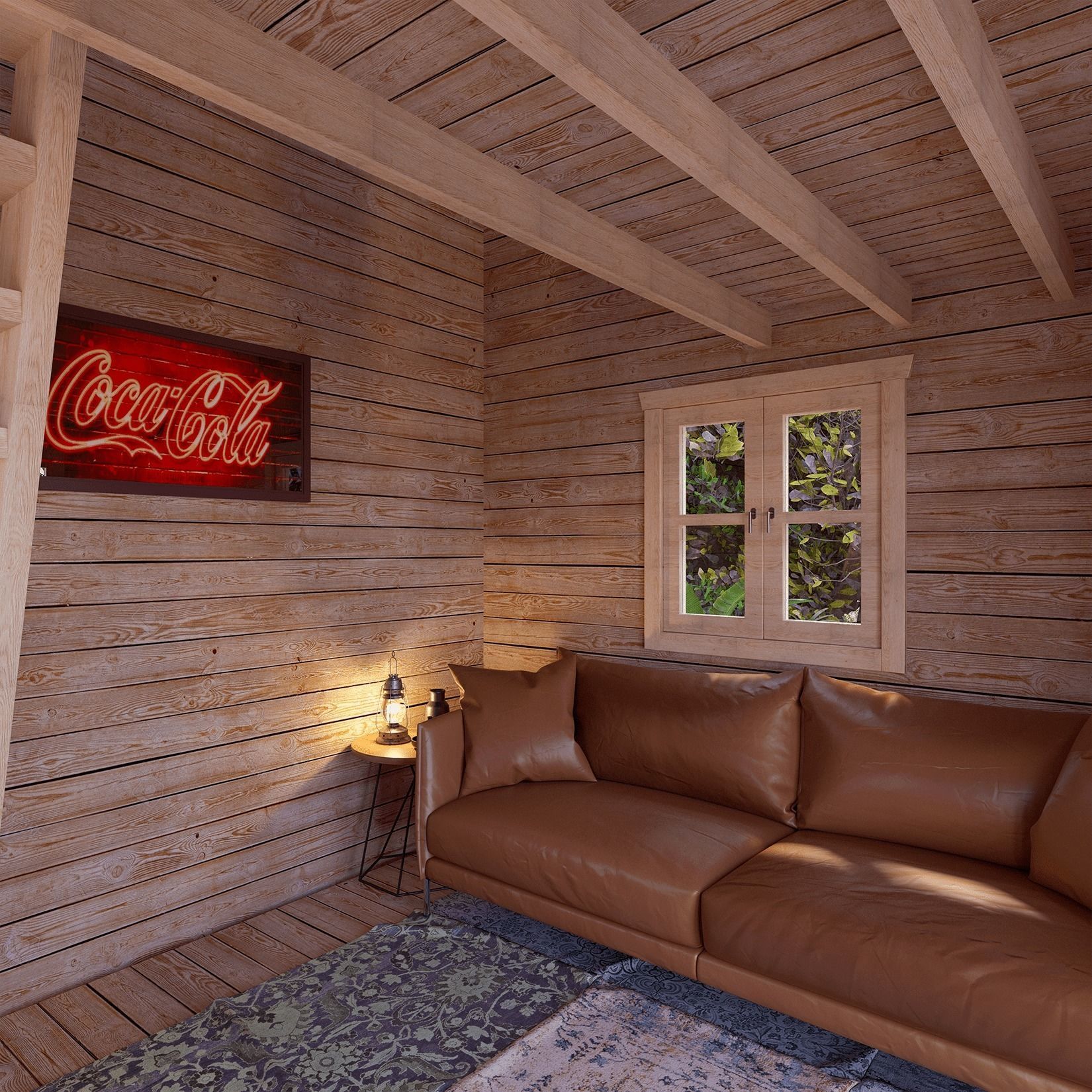 Weekender Loft 3D Model ready to be rendered and study 3D model_1